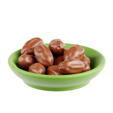 Dates Fruit  3D Icon