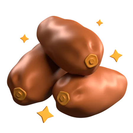 Dates Fruit  3D Icon