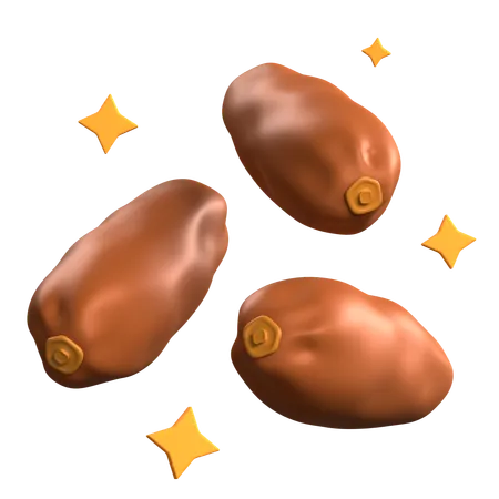 Dates Fruit  3D Icon