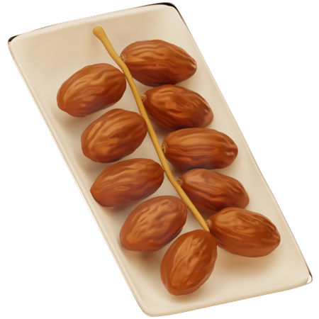 Dates Fruit  3D Icon