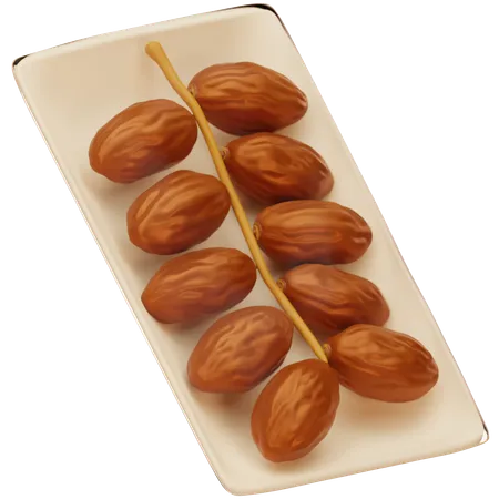 Dates Fruit  3D Icon