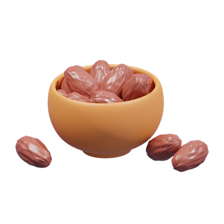 Dates Fruit  3D Icon