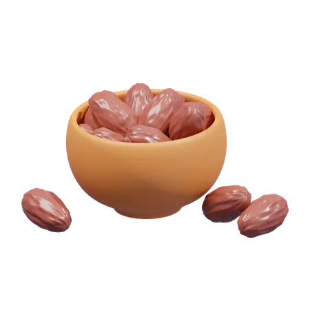 Dates Fruit  3D Icon