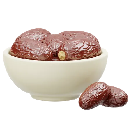 Dates Fruit  3D Icon