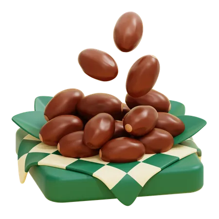 Dates fruit  3D Icon