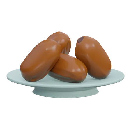 Dates Fruit  3D Icon