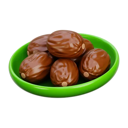 Dates Fruit  3D Icon