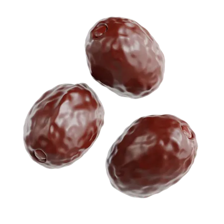 Dates Fruit  3D Icon