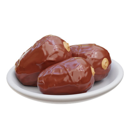 Dates Fruit  3D Icon