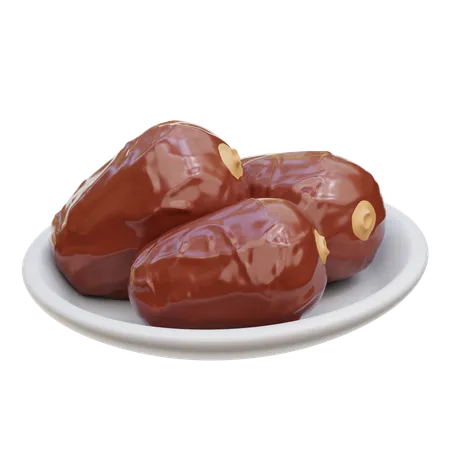 Dates Fruit  3D Icon