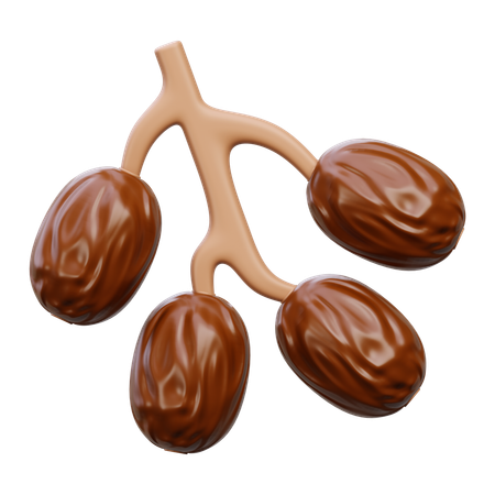 Dates Fruit  3D Icon