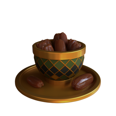 Dates Fruit  3D Icon