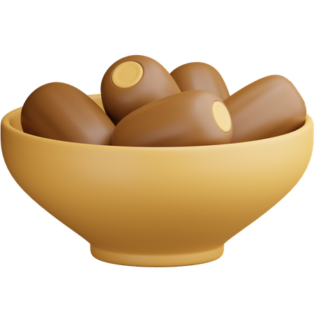 Dates Fruit  3D Icon