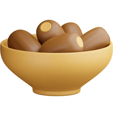 Dates Fruit  3D Icon