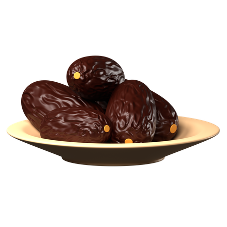 Dates Fruit  3D Icon