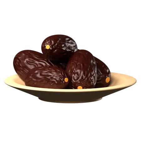 Dates Fruit  3D Icon