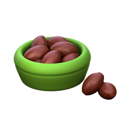 Dates Fruit 3D Icon