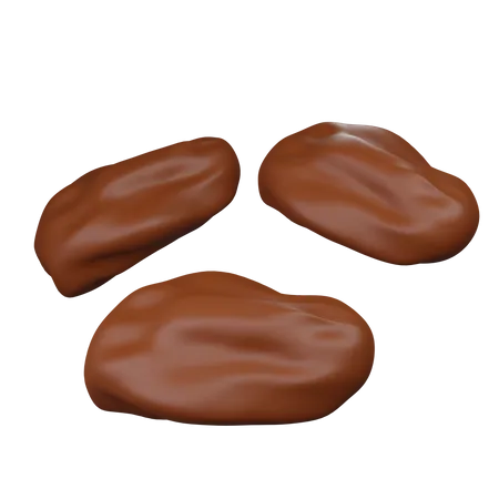 Dates Fruit Illustration  3D Icon