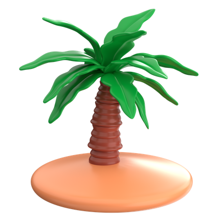 Dates Tree  3D Icon