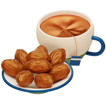 Dates With Tea  3D Icon