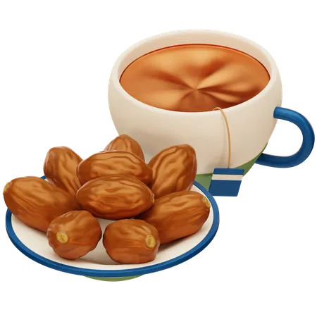 Dates With Tea  3D Icon