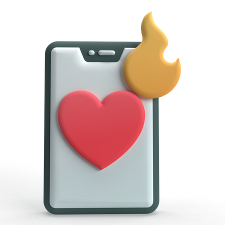 Dating App  3D Icon