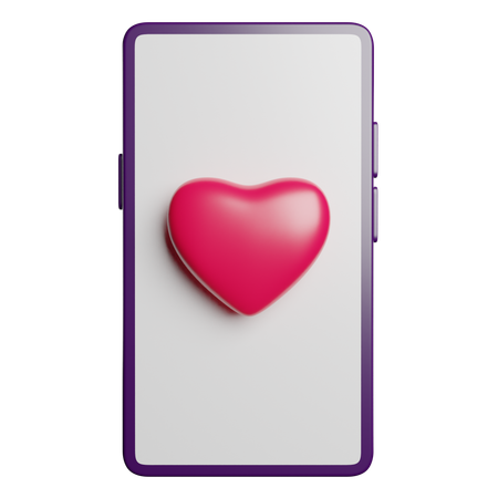 Dating App  3D Icon