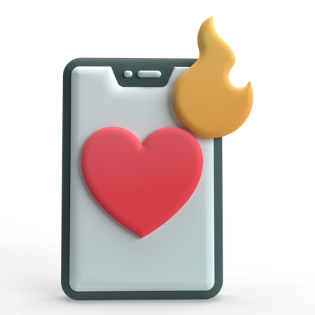 Dating App  3D Icon
