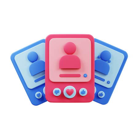 Dating app  3D Icon