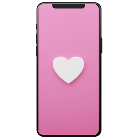 Dating App  3D Icon