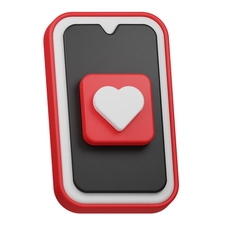 Dating App  3D Icon
