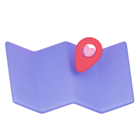 Dating Location  3D Icon