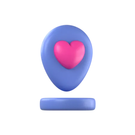 Dating-Ort  3D Icon