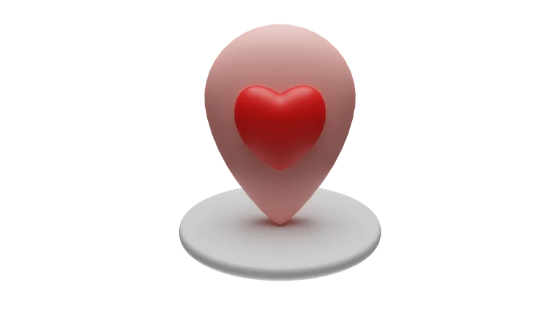 Dating-Ort  3D Icon