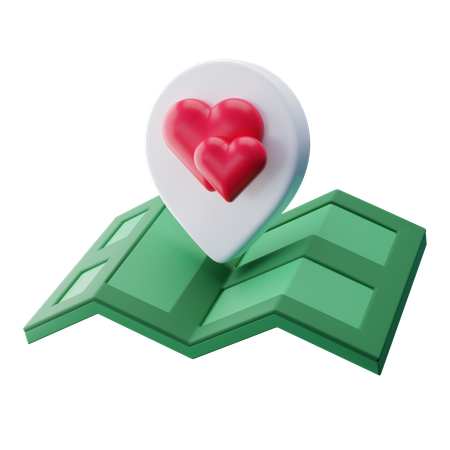 Dating-Standort  3D Icon