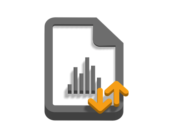 Datos de análisis de negocios  3D Icon