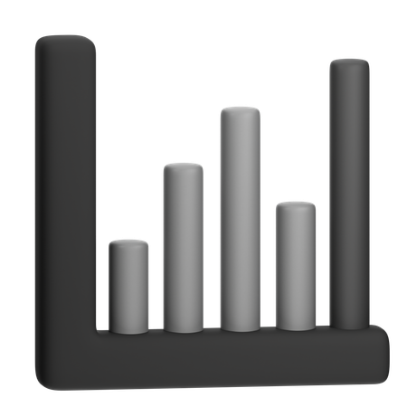 Datos del mercado  3D Icon