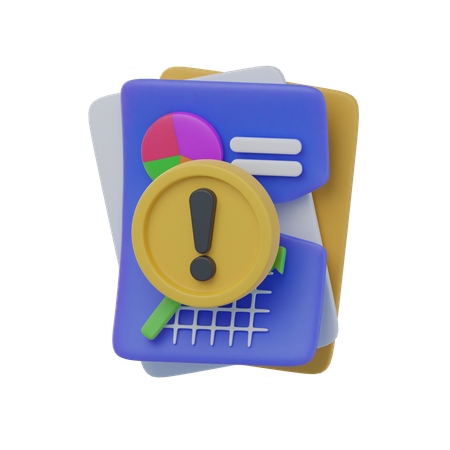 Datos falsos  3D Icon