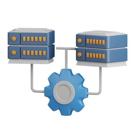 Datos integrados  3D Icon