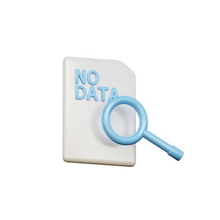 Datos no encontrados  3D Icon