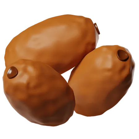 Datteln Obst  3D Icon
