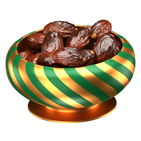 Dattes, fruits  3D Icon