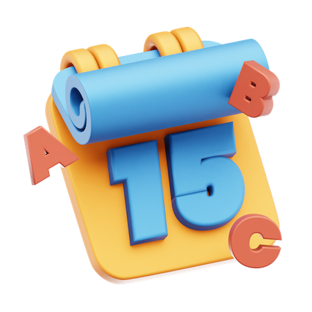 Datum 15  3D Icon