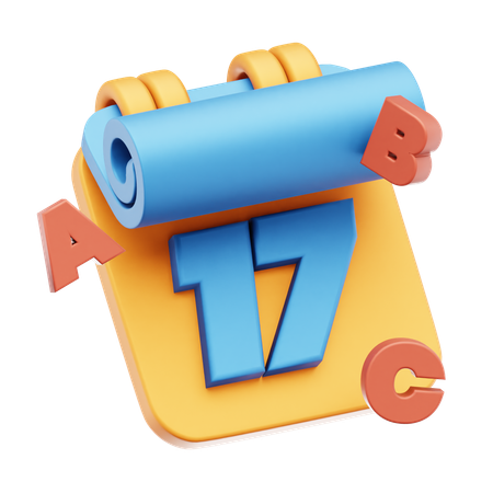 Datum 17  3D Icon