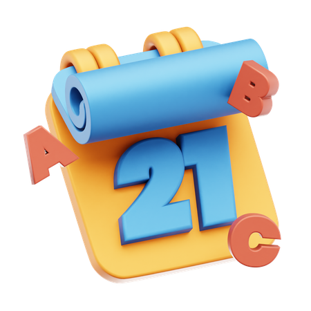 Datum 21  3D Icon