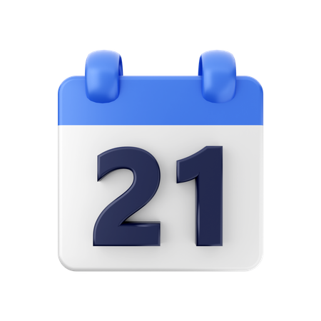 Datum 21  3D Icon