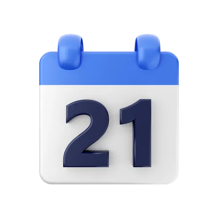 Datum 21  3D Icon