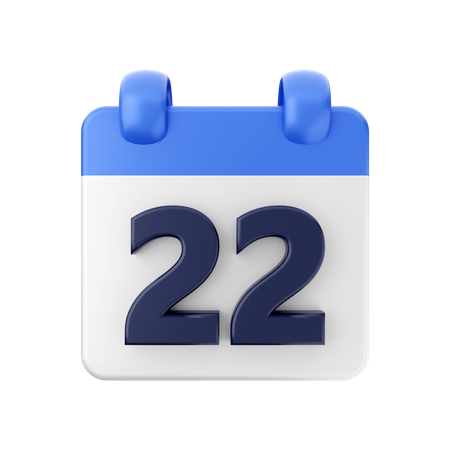 Datum 22  3D Icon