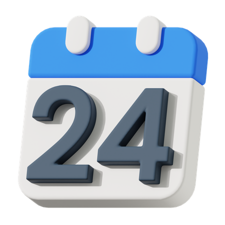 Datum 24  3D Icon