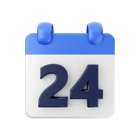 Datum 24  3D Icon